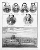 Adam Brandt, Rebecca, George Holmes, Nancy, Elizabeth, Fairfield County 1875